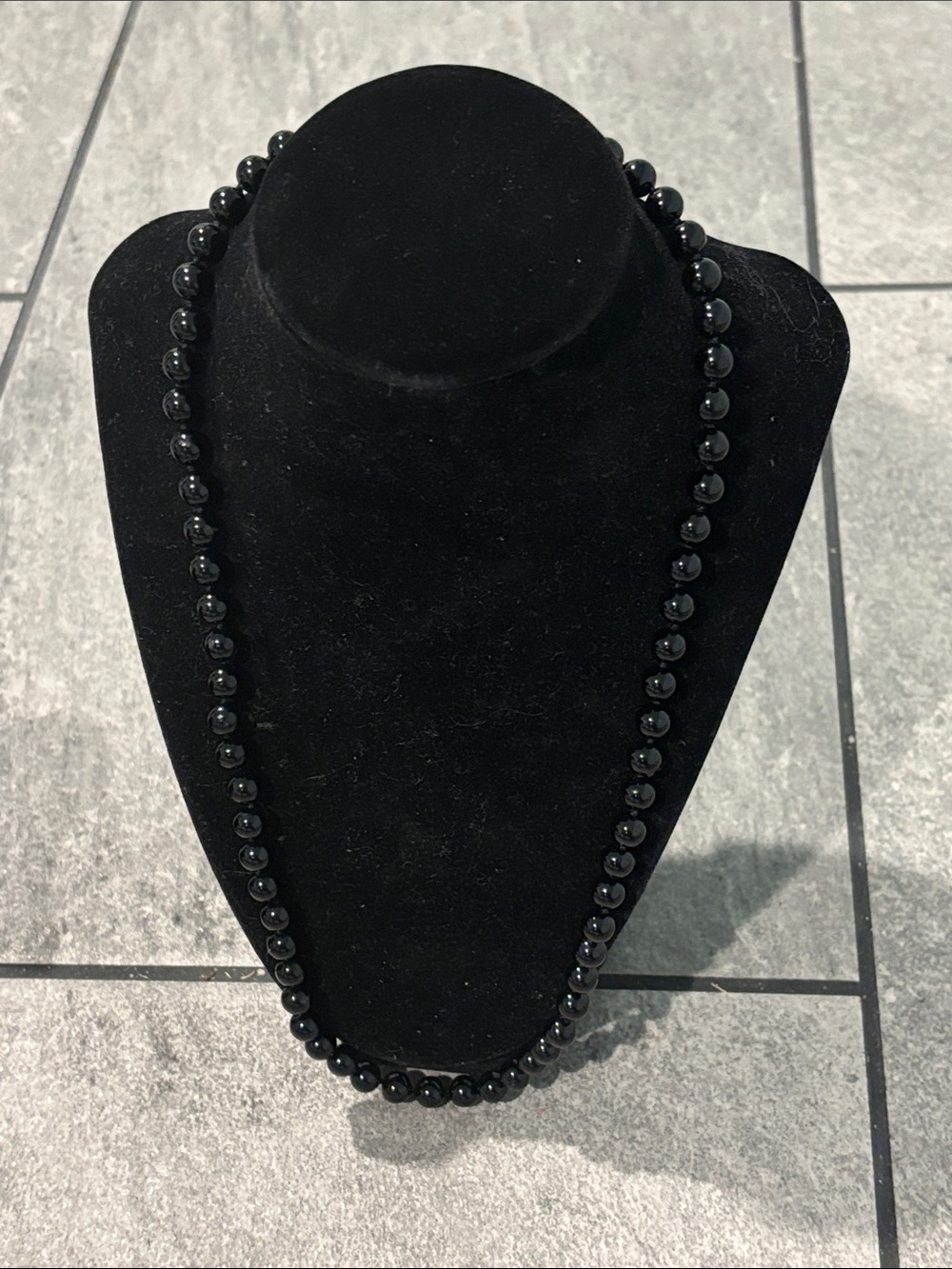 Classic Black Beaded Necklace - Women Jewelry